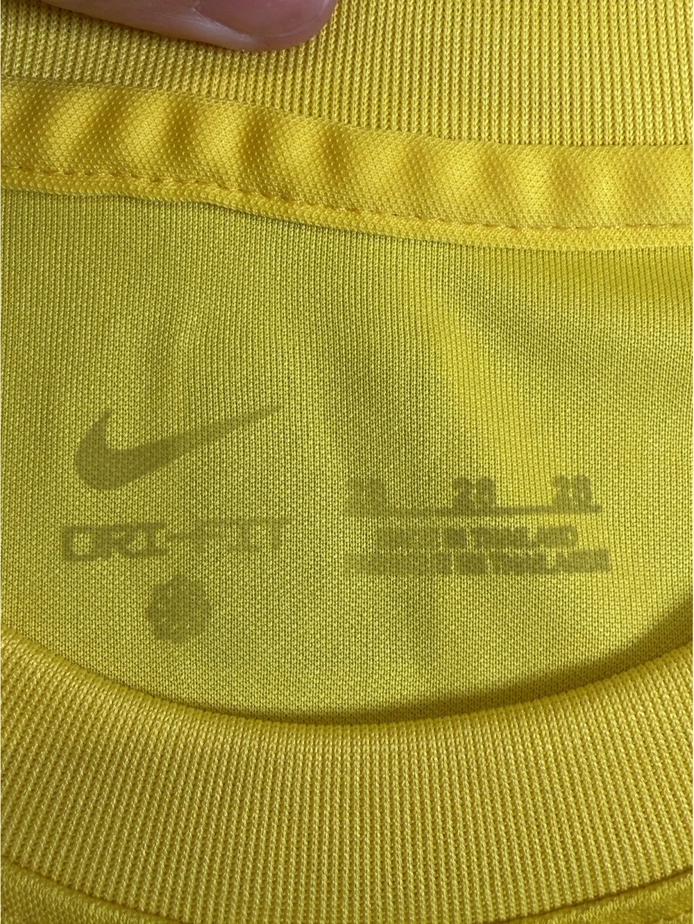 Nike Al Nassr Football Club Yellow Jersey